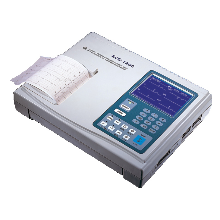 Six Channel Interpretive ECG Machine ECG-1206